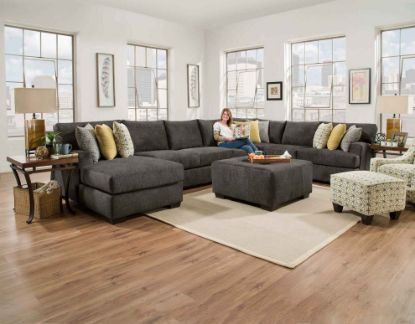 Picture of Alton-Charcoal 3-Piece Sectional W/Left Chaise