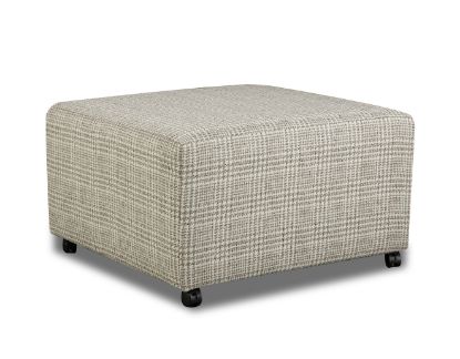 Glenplaid-Berber Ottoman