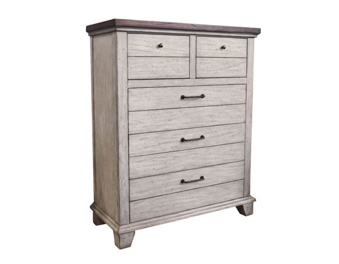 white chest of drawers