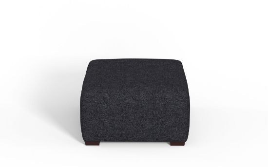 Fluffdaddy-Carbon Ottoman - Stylish Gray Comfort