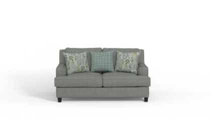 Garve-Chrome Loveseat