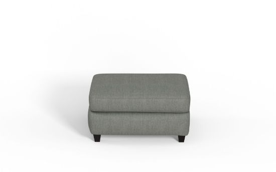 Garve-Chrome Ottoman