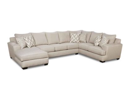 Colonist-Oatmeal 3-Piece Motion Sectional Left Facing 