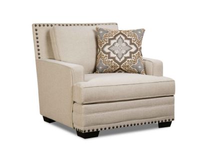 Anna-White Linen Chair