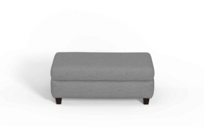 Fluffdaddy-Wallstreet Gray Ottoman