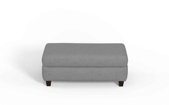 Fluffdaddy-Wallstreet Gray Ottoman