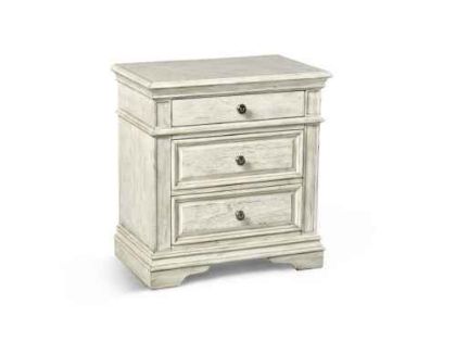  Highland Park Nightstand in White