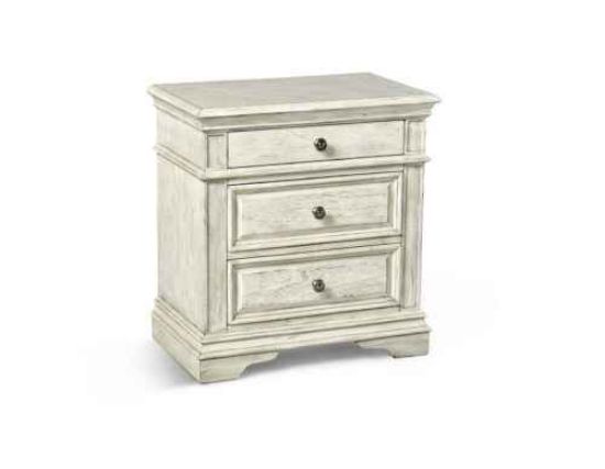  Highland Park Nightstand in White