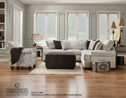 Griffin-Menswear 2-Piece Sectional Right Facing