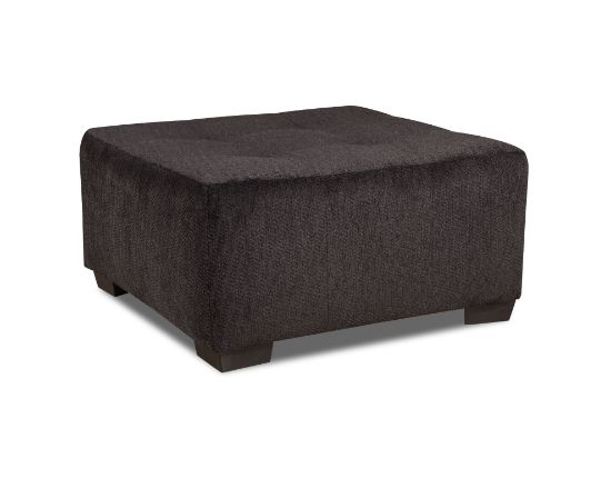 Athena Graphite Ottoman