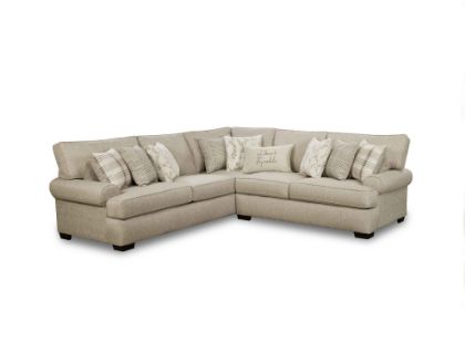 Celadon-Raffia Gray 2-Piece Sectional Left Facing