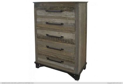 Loft Brown 5 drawer Chest