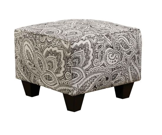 Coronado-Pewter Griffin Menswear Ottoman