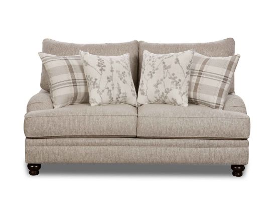 Celadon-Raffia Loveseat