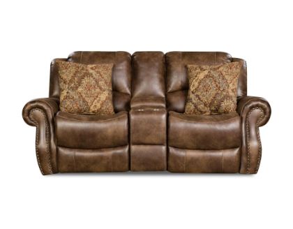 Waylon Mocha Motion Loveseat