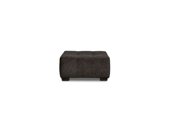 TFS Alton Charcoal Ottoman - Gray Style