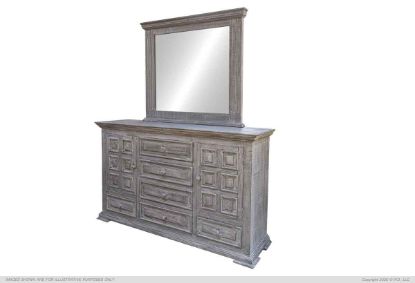 gray mirror dresser