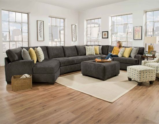 Picture of Alton-Charcoal 3-Piece Sectional Left Facing
