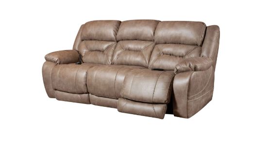 Desert-Mushroom 3-Seater Motion Sofa W/HR