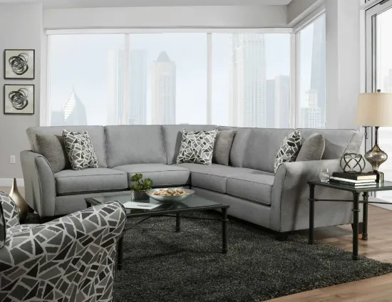 Picture of Madonna-Silver 2-Piece Sectional Left Facing
