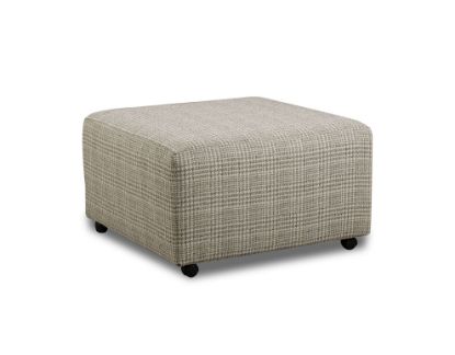 Glenplaid-Berber Ottoman