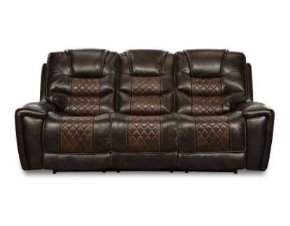 Breckenridge-Brown & Tobacco Reclining Sofa