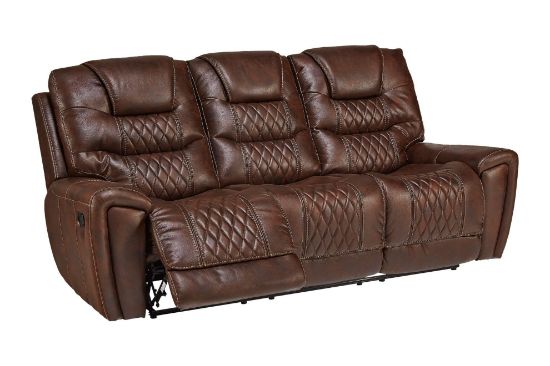 Desert-Chocolate 3-Seater Motion Sofa