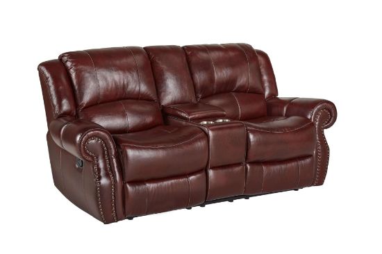 Picture of El-Pase Walnut Motion Loveseat