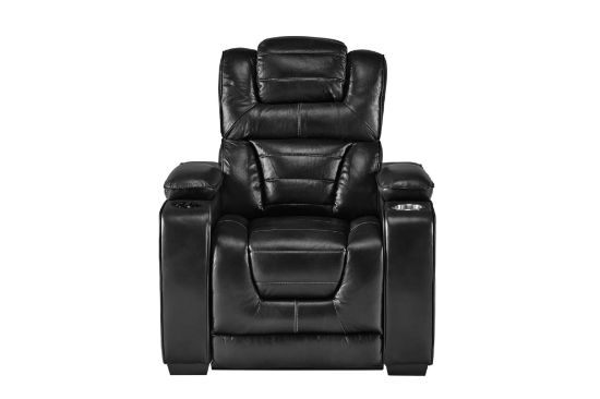 Picture of Manhattan-Black Recliner W/HR