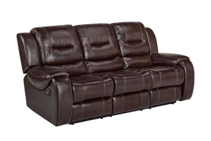 Park Avenue-Darkbrown 3-Seater Motion Sofa
