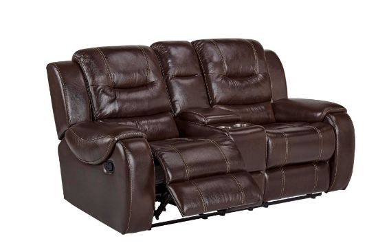 Picture of Park Avenue-Darkbrown 2-Seater Motion Sofa