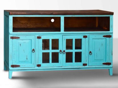 Hacienda Turquoise TV Stand