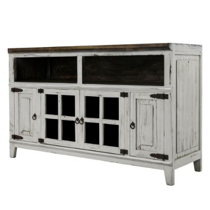 Hacienda TV Stand White