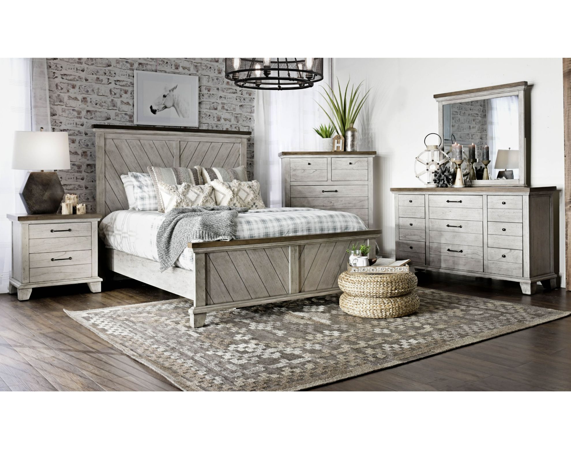 bedroom set with dresser