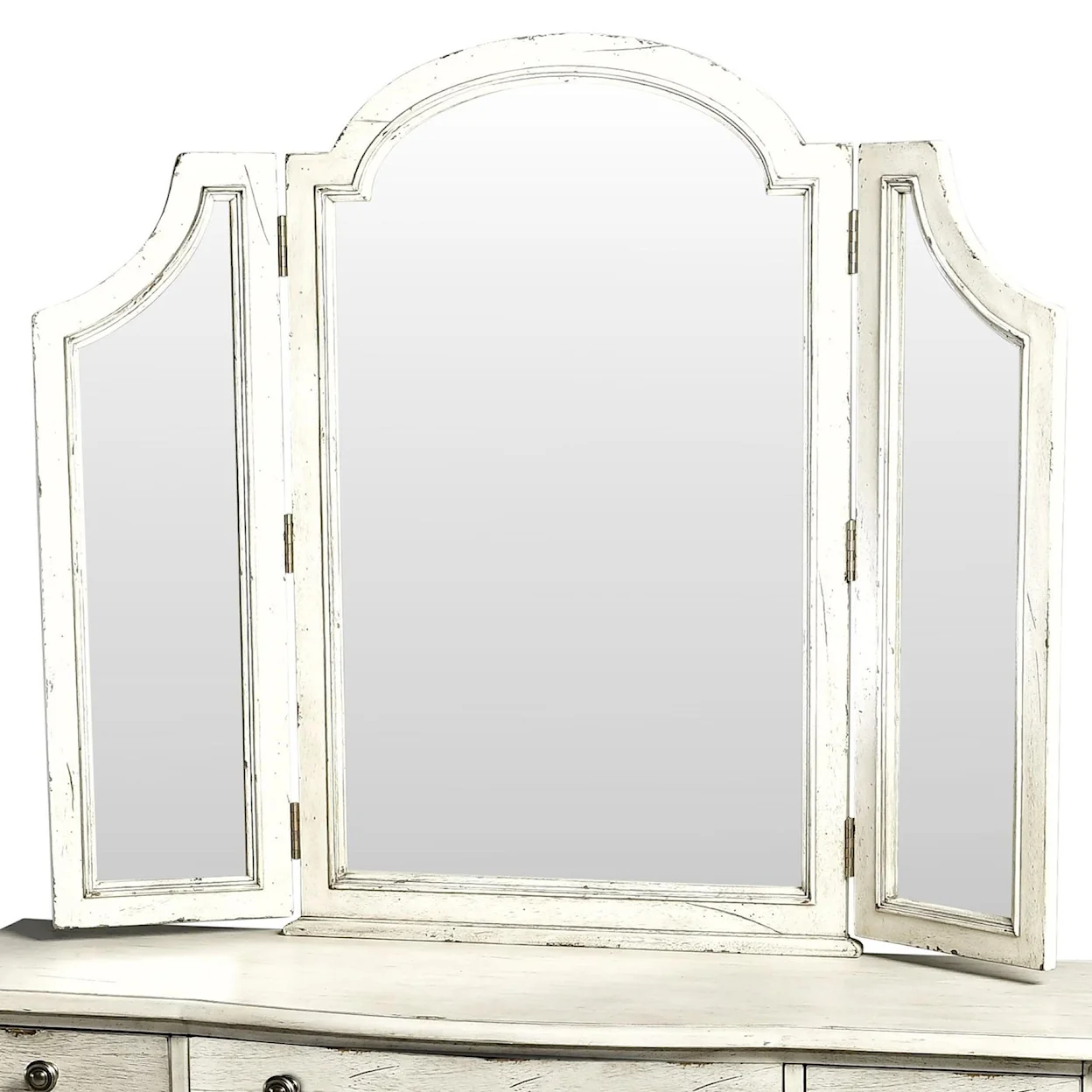 highland park mirrored vanity desk