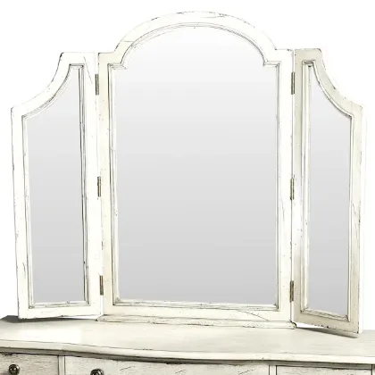 highland park mirrored vanity desk