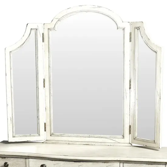 highland park mirrored vanity desk