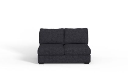 Picture of Fluffdaddy-Carbon No Arm Loveseat